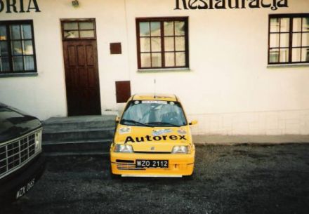 Jacek Sikora i Marek Kaczmarek - Fiat Cinquecento Sporting.